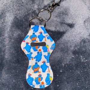 New Monster chapstick holder keychain..